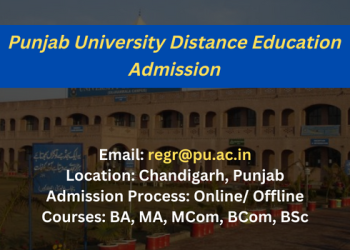 Panjab University Distance Education Admission