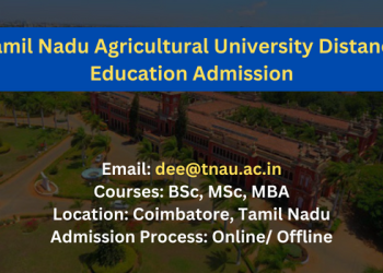 TNAU Distance Education Admission