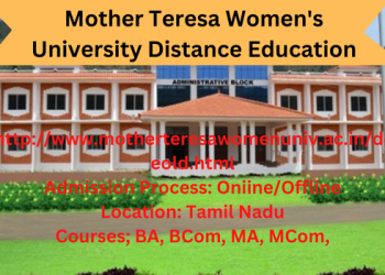 Mother Teresa Women's University Distance Education