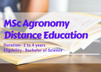MSc Agronomy Distance Education