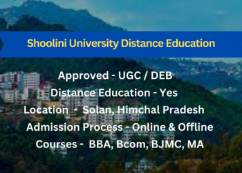 Shoolini University Distance Education