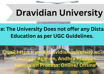 Dravidian University Distance Education Admission