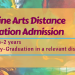MA Fine Arts Distance Education
