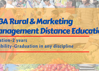 MBA Rural and Marketing Management Distance Education