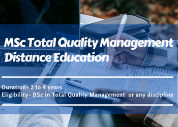 MSc Total Quality Management Distance Education