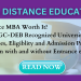MBA Distance Education