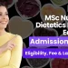 MSc Nutrition & Dietetics Distance Education Admission