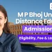 M P Bhoj University Distance Education Admission