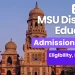MSU Distance Education Admission