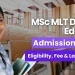 MSc MLT Distance Education Admission