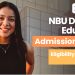 NBU Distance Education Admission