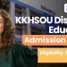 KKHSOU Distance Education