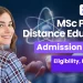 MSc Physics Distance Education