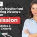 Diploma in Mechanical Engineering Distance Education Admission