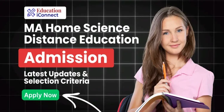 MA Home Science Distance Education