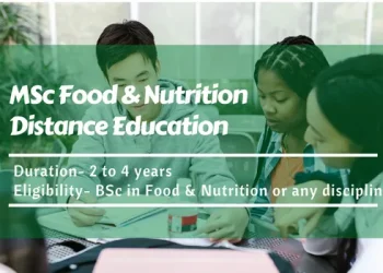 MSc Food & Nutrition Distance Education admission