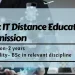 MSc IT Distance Education