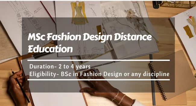 MSc Fashion Design Distance Education