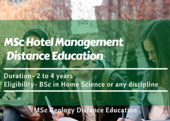 MSc Hotel Management Distance Education