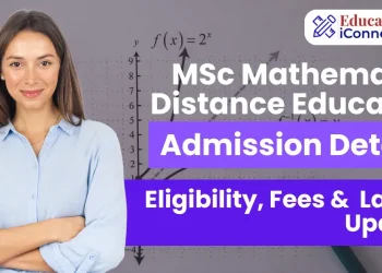 MSc Mathematics Distance Education Admission