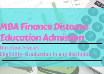 MBA Finance Distance Education