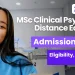 MSc Clinical Psychology Distance Education Admission