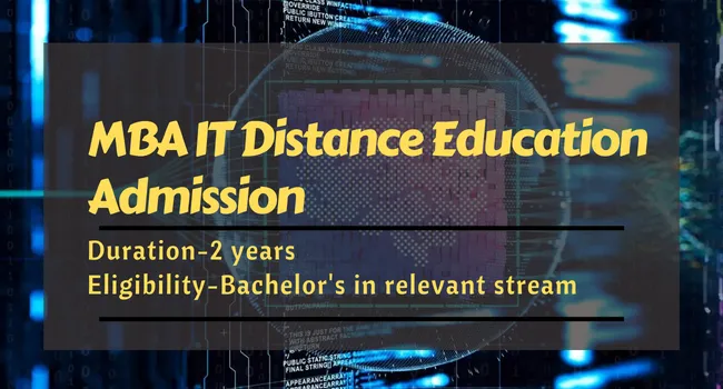 MBA IT Distance Education