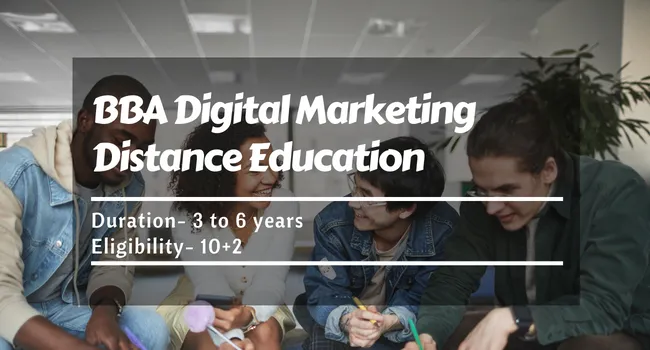 BBA Digital Marketing Distance Education