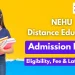 NEHU distance education