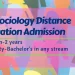 MA Sociology Distance Education