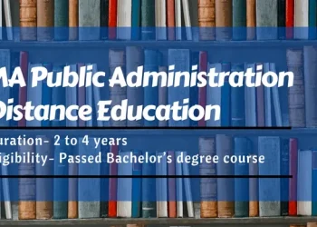 MA Public Administration Distance Education