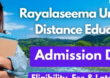 Rayalaseema University Distance Education