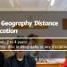 MSc Geography Distance Education