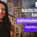 BAOU Distance Education Admission