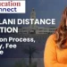 BITS Pilani Distance Education Admission